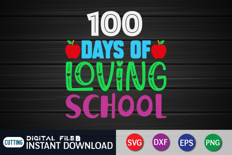 100-days-of-loving-school-svg