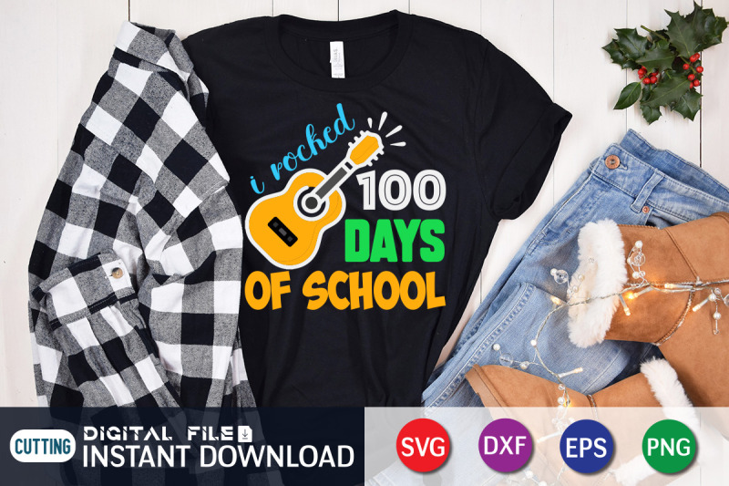 i-rocked-100-days-of-school-svg