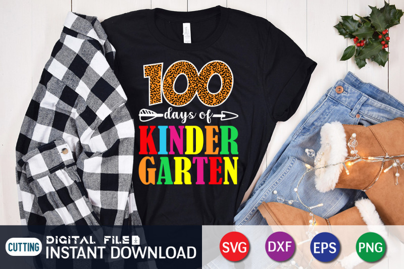 100-days-of-kinder-garten-svg