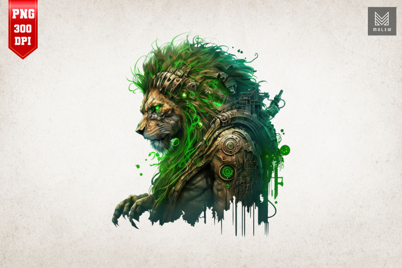 cyberpunk-lion-st-patrick-039-s-day