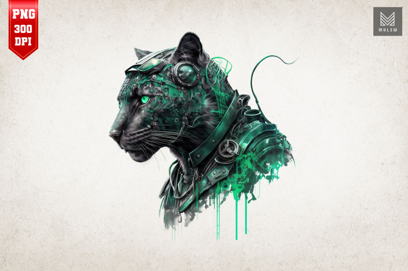 cyberpunk-panther-st-patrick-039-s-day-2