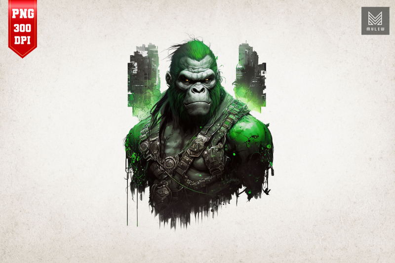 cyberpunk-gorilla-st-patrick-039-s-day