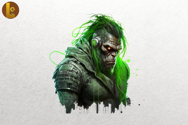 cyberpunk-ape-st-patrick-039-s-day-2