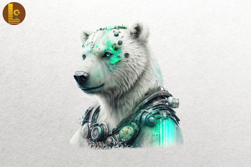 cyberpunk-polar-bear-st-patrick-039-s-day-2