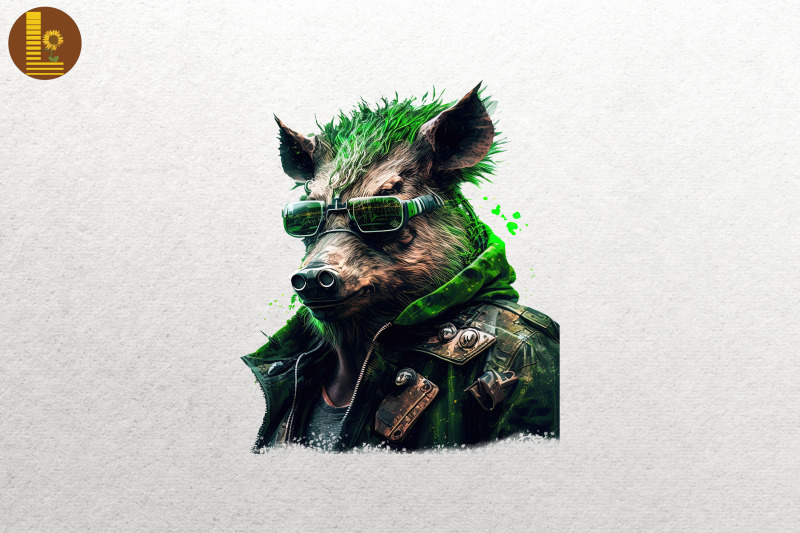 cyberpunk-boar-st-patrick-039-s-day-2