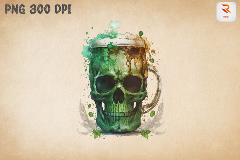 skull-amp-beer-st-patrick-039-s-day