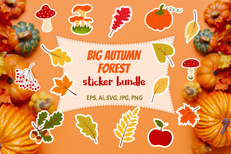 big-autumn-forest-sticker-bundle