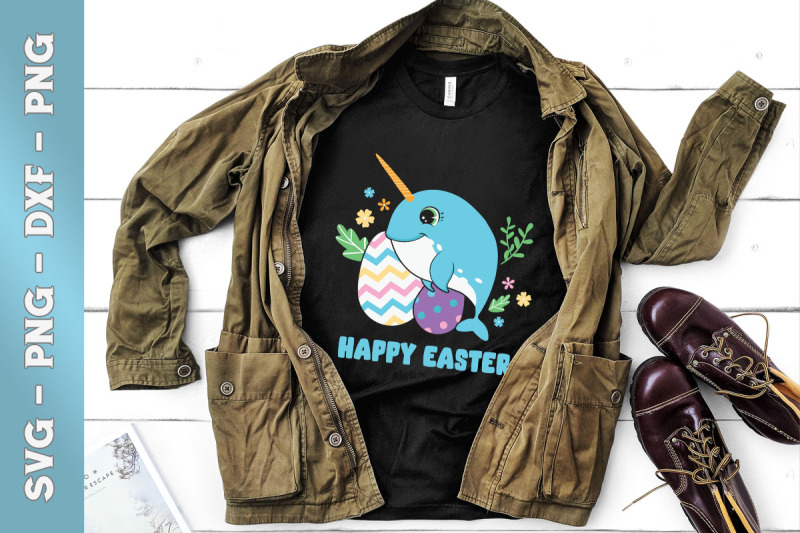 happy-easter-chibi-narwhal-egg-floral