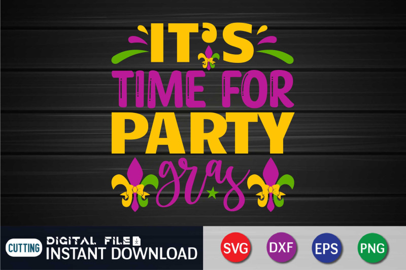 it-039-s-time-for-party-gras-svg