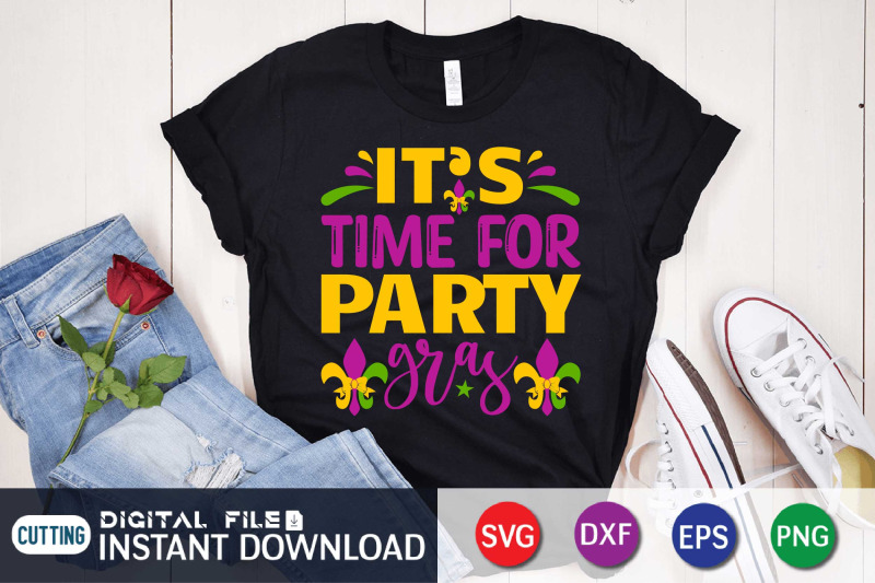 it-039-s-time-for-party-gras-svg