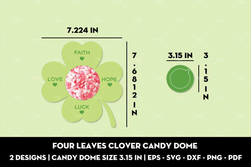 four-leaves-clover-candy-dome