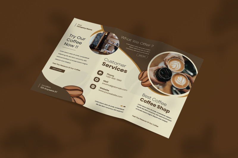 the-coffee-trifold-brochure