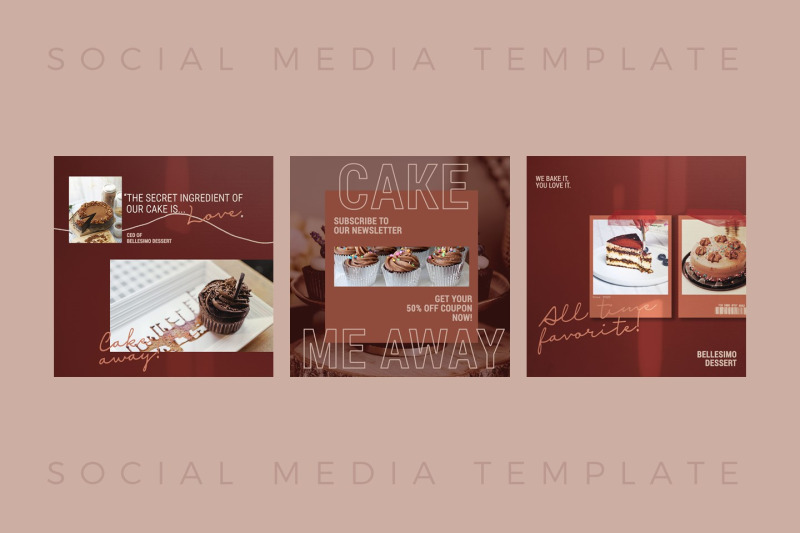 cake-food-instagram-post-template