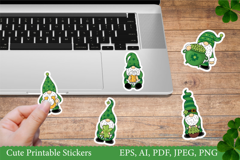 st-patrick-039-s-day-gnome-stickers-printable-stickers