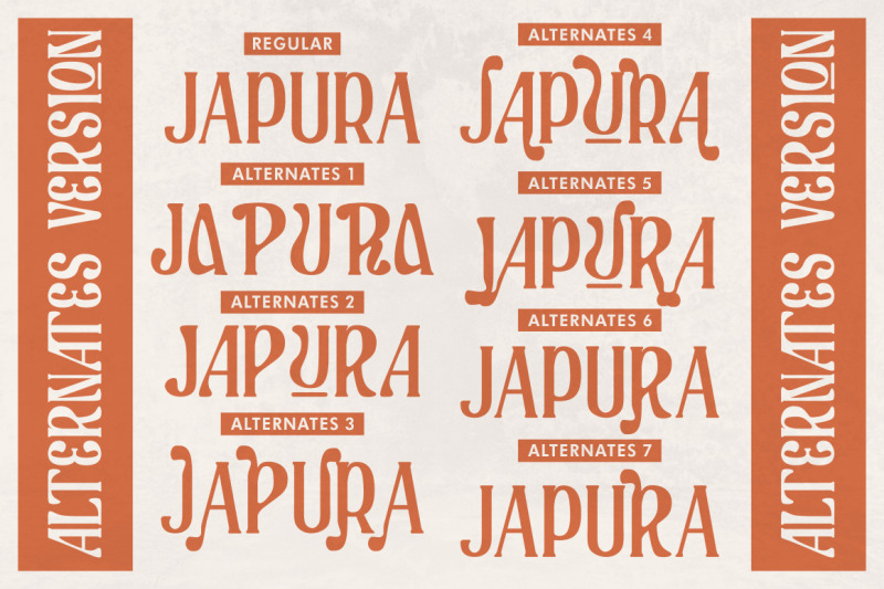 japura-display-font
