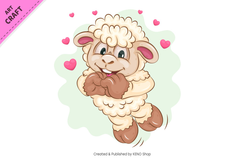 cartoon-sheep-in-love-clipart