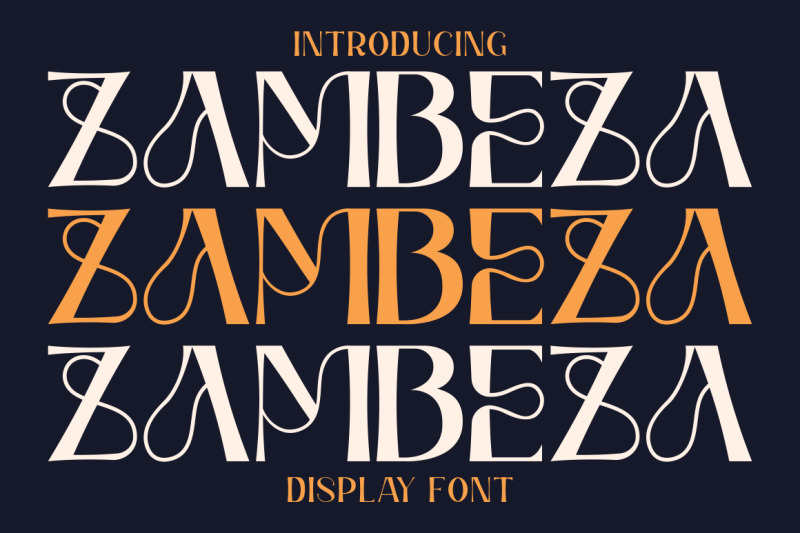 zambeza-display-font