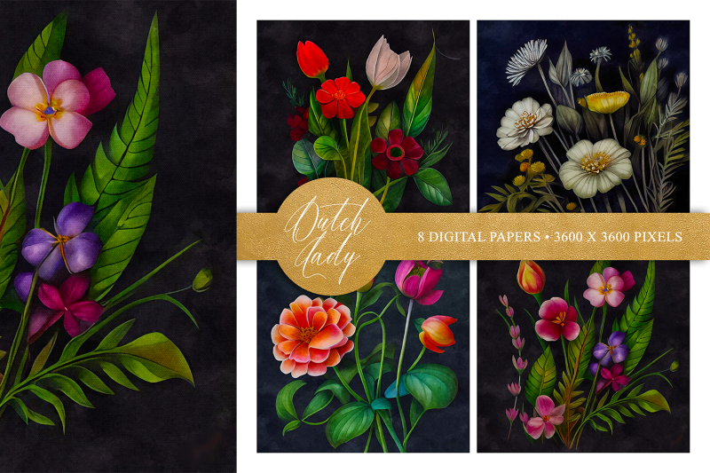 bouquets-in-the-dark-digital-paintings