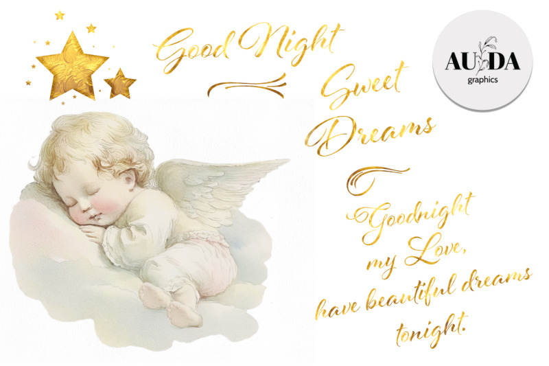 three-watercolor-sleeping-cherubs-and-extras