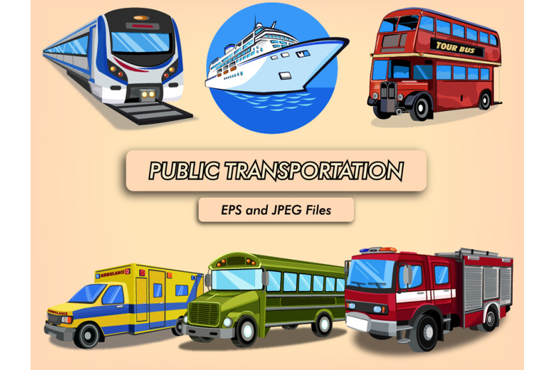 public-transport-vector-illustration