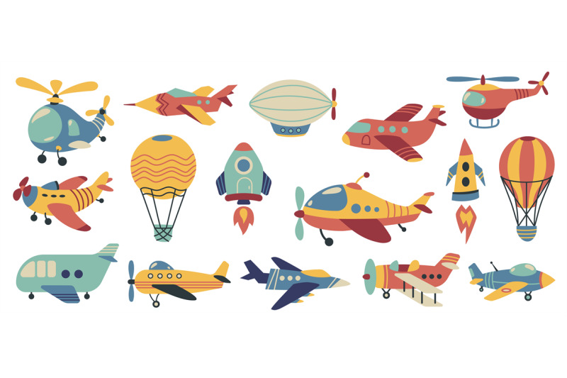 cute-aviation-doodle-colorful-air-transport-funny-airplane-helicopte