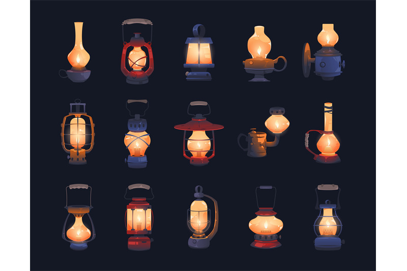 cartoon-lantern-old-gas-kerosene-lamp-with-burning-wick-and-handle-p