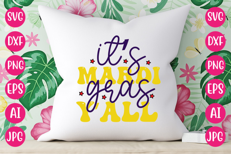 its-mardi-gras-yall-retro-design