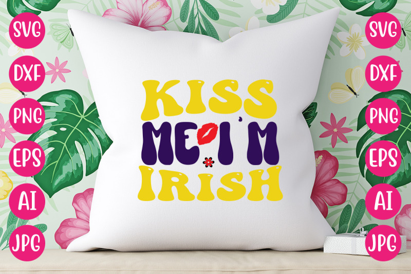 kiss-me-i-039-m-irish-retro-design