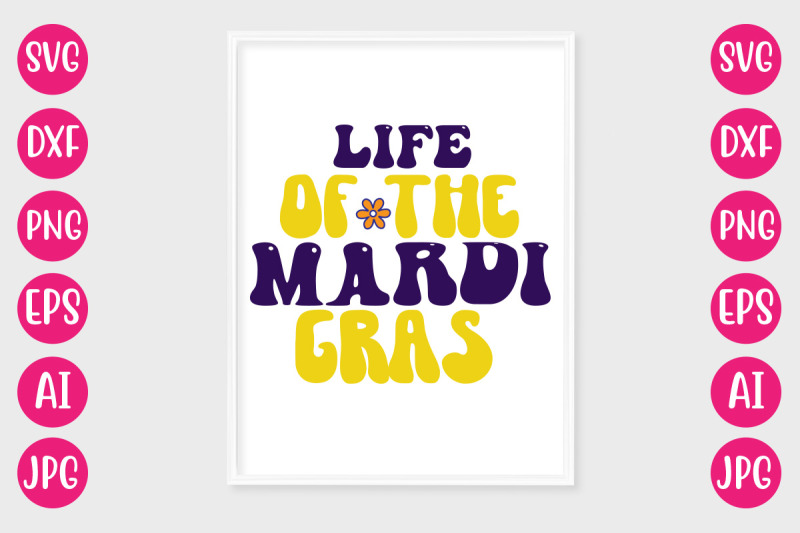 life-of-the-mardi-gras-retro-design