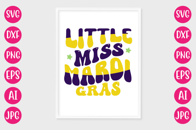 little-miss-mardi-gras-retro-design