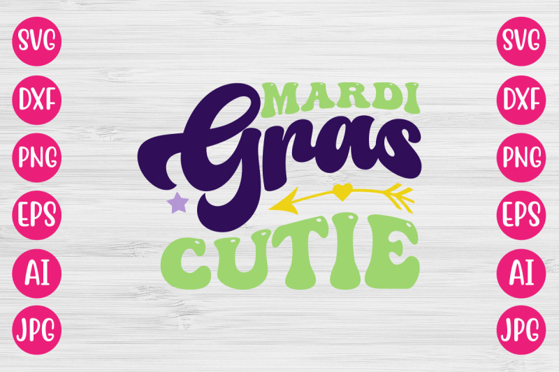 mardi-gras-cutie-retro-design