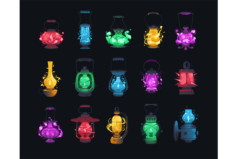 magic-lantern-fantasy-night-lamp-cartoon-flat-style-for-ui-asset-fai