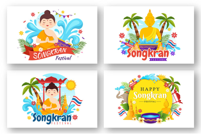 16-songkran-festival-day-illustration