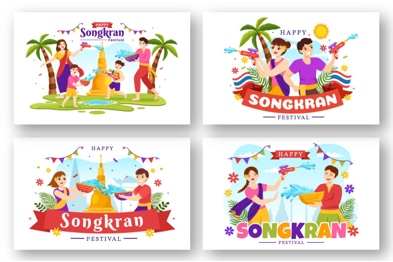 16-songkran-festival-day-illustration