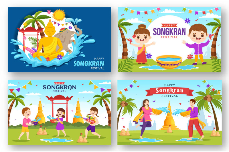 16-songkran-festival-day-illustration