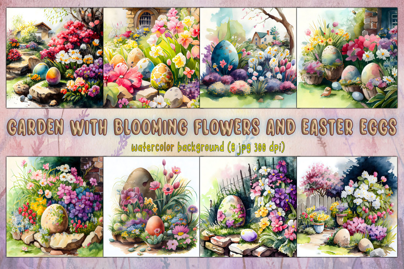 blooming-flowers-and-easter-eggs