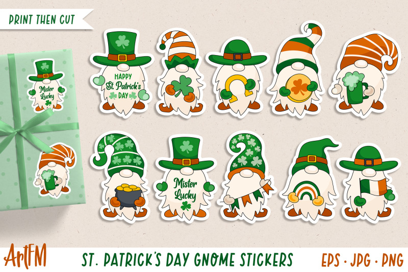 st-patrick-gnome-sticker-st-patrick-039-s-day-sticker-bundle