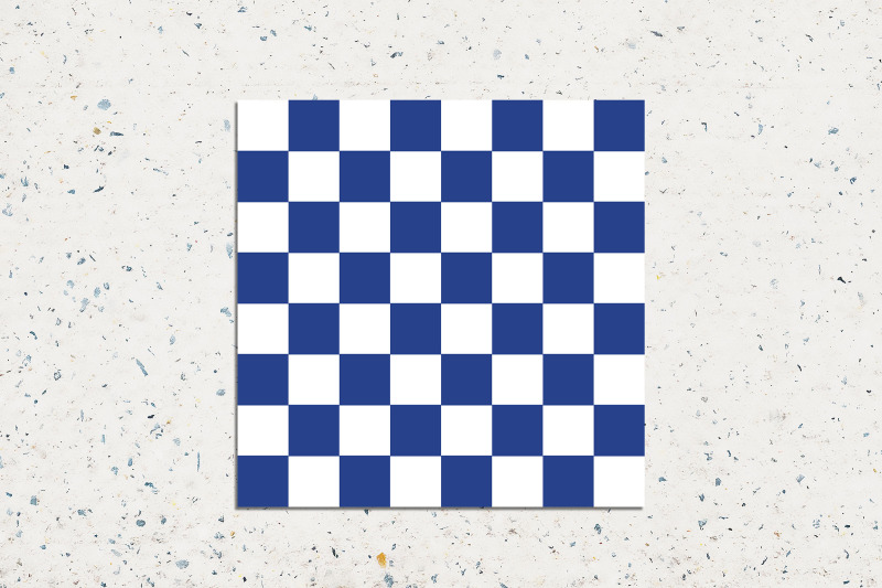 checkered-background-with-smile-face