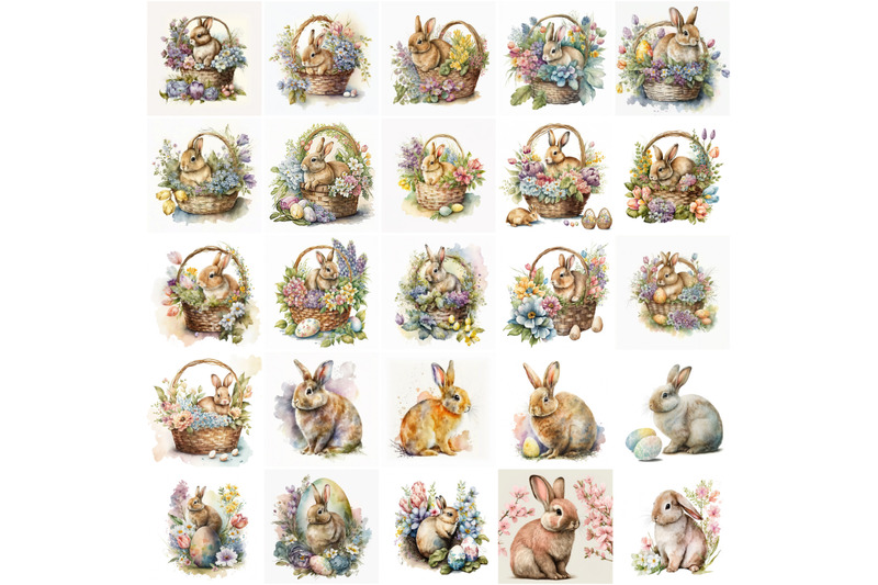 easter-watercolor-clipart-easter-bunny-rabbit-clipart-transparent