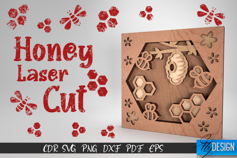 honey-laser-cut-svg-honey-bee-svg-design-cnc-files