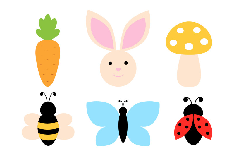 spring-clipart-spring-sublimation-bunny-insect-carrot-svg