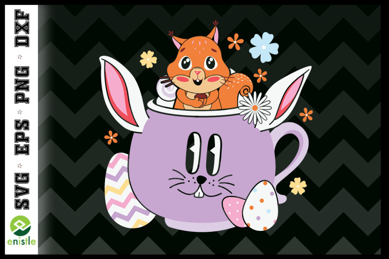 easter-squirrel-in-the-coffee-cup