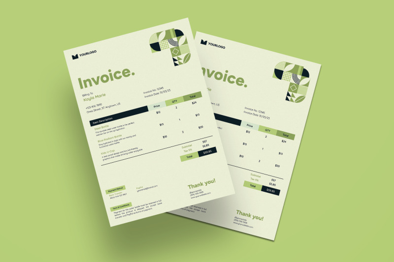 sustainable-water-bottle-invoice