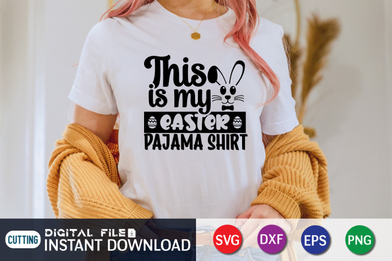 this-is-my-easter-pajama-shirt-svg