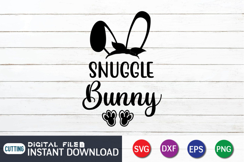 Snuggle Bunny SVG By FunnySVGCrafts | TheHungryJPEG