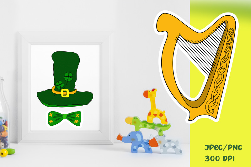 set-of-stickers-st-patrick-20-png-sticker-design