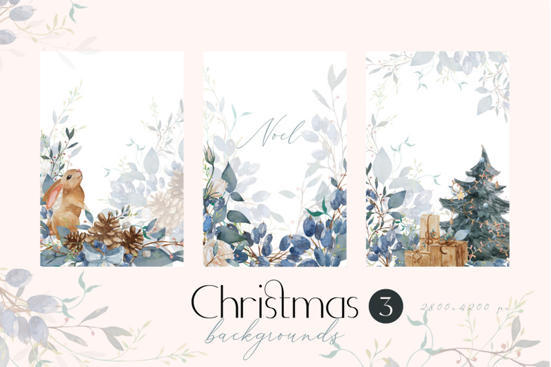 christmas-bunnies-watercolor-clipart