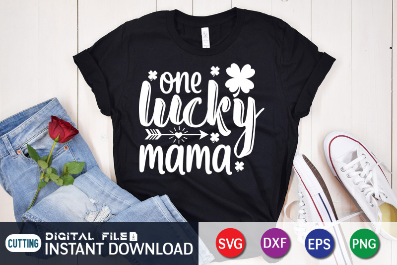 one-lucky-mama-svg