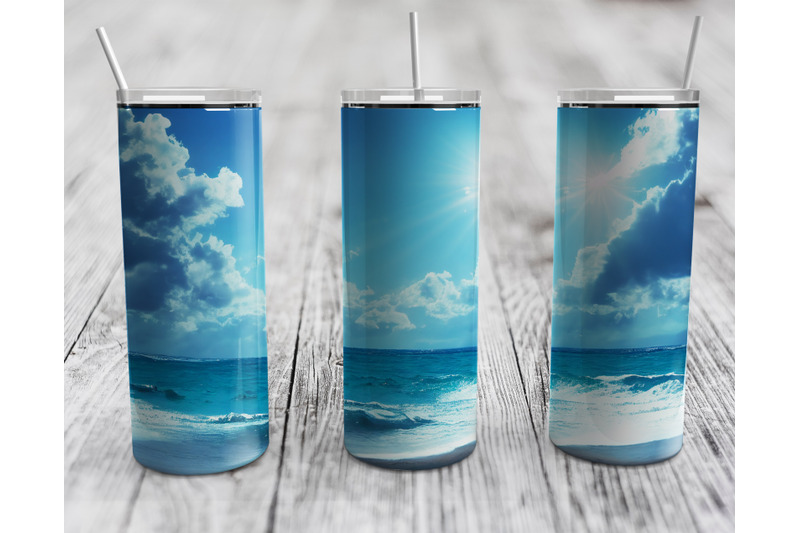 ocean-beach-tumbler-sublimation-designs-bundle-20-oz-skinny-tumbler