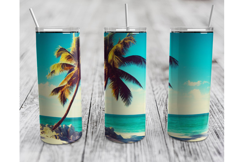 ocean-beach-tumbler-sublimation-designs-bundle-20-oz-skinny-tumbler